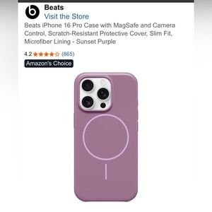 Beats iPhone 16 Pro MagSafe Case - Sunset Purple